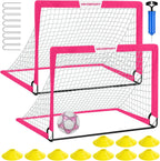 Kids Soccer Goals for Backyard Set of 2,Soccer Training Equipment