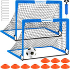 Kids Soccer Goals for Backyard Set of 2,Soccer Training Equipment