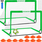 Kids Soccer Goals for Backyard Set of 2,Soccer Training Equipment