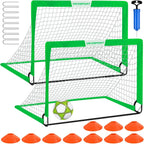 Kids Soccer Goals for Backyard Set of 2,Soccer Training Equipment