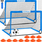 Kids Soccer Goals for Backyard Set of 2,Soccer Training Equipment